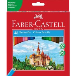 Kredki ZAMEK 48 kolorów opakowanie kartonowe 120148 FC FABER-CASTELL