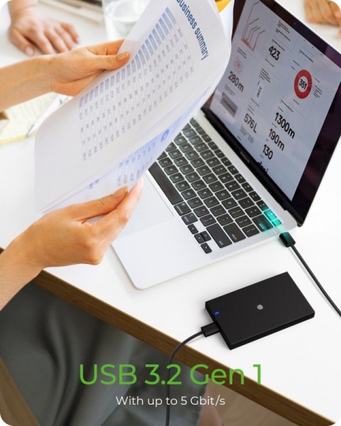 Obudowa IB-200T-C3 2,5 SATA USB 3.2 Gen.1 Obudowa IB-200T-C3 2,5 SATA USB 3.2 Gen.1