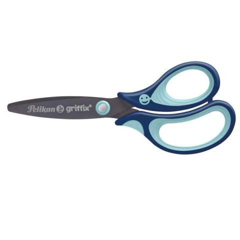 Nożyczki Griffix ergonomiczne 14cm zaokrąglone niebieskie 803502 PELIKAN Nożyczki Griffix ergonomiczne 14cm zaokrąglone niebieskie 803502 PELIKAN