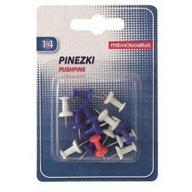 Pinezki tablicowe blister 14sztuk MB12B14 MEMOBOARDS