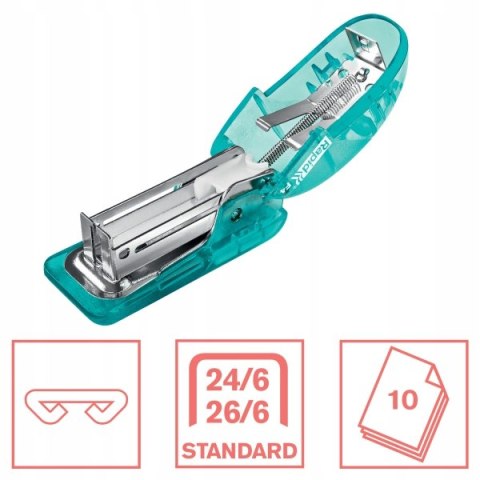Zszywacz mini RAPID COLOUR"ICE F4 niebieski 5001327 Zszywacz mini RAPID COLOUR"ICE F4 niebieski 5001327