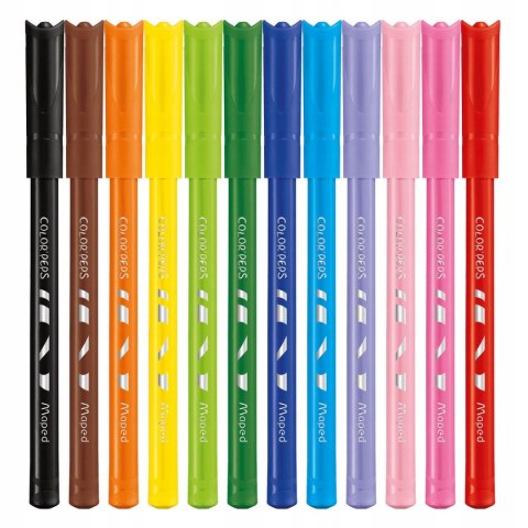Flamastry COLORPEPS OCEAN 18 kolorów zip etui 845721 MAPED Flamastry COLORPEPS OCEAN 18 kolorów zip etui 845721 MAPED