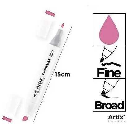Marker alkoholowy dwustronny PINK BLUSH PP915-96 ARTIX Marker alkoholowy dwustronny PINK BLUSH PP915-96 ARTIX