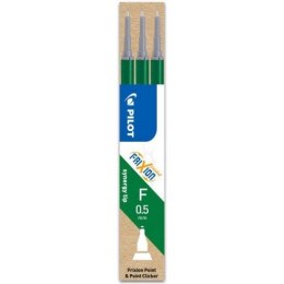 Wkład FRIXION POINT 0,5mm zielony (3 sztuki) PIRBLS-FRP5-G-S3 PILOT