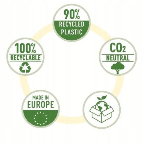 Przekładki Recycle 1 - 31, A4, PP, czarne 12180000 LEITZ Przekładki Recycle 1 - 31, A4, PP, czarne 12180000 LEITZ