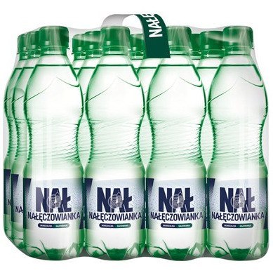 Woda mineralna NAŁĘCZOWIANKA 0.5L (12szt) gazowana Woda mineralna NAŁĘCZOWIANKA 0.5L (12szt) gazowana