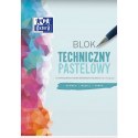 Blok techniczny A4 10k 225g pastelowy 400166068 OXFORD