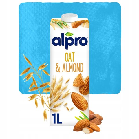 Napój DANONE ALPRO 1L owsiano migdałowy Napój DANONE ALPRO 1L owsiano migdałowy