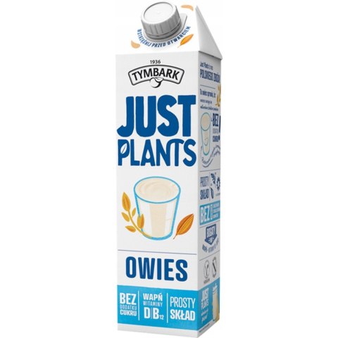 Napój TYMBARK Just Plants 1L owies Napój TYMBARK Just Plants 1L owies