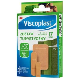 Plaster uniwersalny VISCOPLAST, zestaw turystyczny TRAYPACK 17sztuk