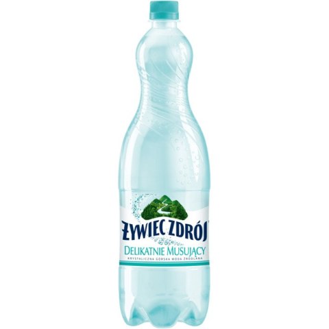 Woda źródlana ŻYWIEC ZDRÓJ 1,5L (6szt) delikatnie musująca Woda źródlana ŻYWIEC ZDRÓJ 1,5L (6szt) delikatnie musująca