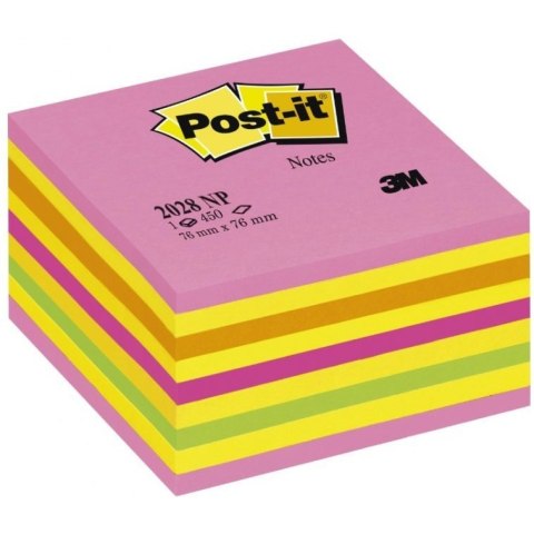 Bloczek samoprzylepny 76x76mm 450k cukierkowa różowa POST-IT 2028-NP UU009543941 3M Bloczek samoprzylepny 76x76mm 450k cukierkowa różowa POST-IT 2028-NP UU009543941 3M