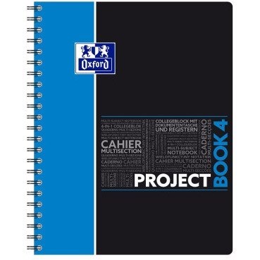 Kołozeszyt A4 80k kratka PROJECTBOOK mix kolor 400037432 OXFORD Kołozeszyt A4 80k kratka PROJECTBOOK mix kolor 400037432 OXFORD
