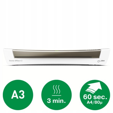 Laminator iLam Home OFFICE A3 szary 74400089 LEITZ Laminator iLam Home OFFICE A3 szary 74400089 LEITZ