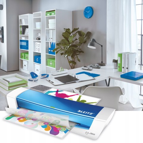 Laminator iLam Home OFFICE A4 niebieski 73680036 LEITZ Laminator iLam Home OFFICE A4 niebieski 73680036 LEITZ
