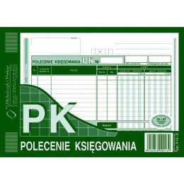 412-3 Polecenie księgowania A5 (oryginał +kopia ) 80k Michalczy k i Prokop