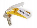 Zawieszki do kluczy (6szt.) czerwone 195703 DURABLE KEY CLIP