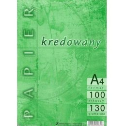 Papier A4 130g kredowany (100) KRESKA