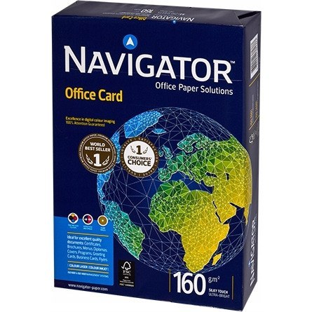 Papier ksero NAVIGATOR OFFICE CARD A4 160g 250ark Papier ksero NAVIGATOR OFFICE CARD A4 160g 250ark