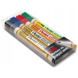 Marker do tablic PENTEL komplet 4szt MW85-4W