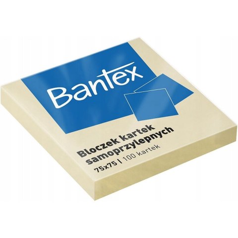 Bloczek samoprzylepny 75x75mm 100k 400086384 BANTEX