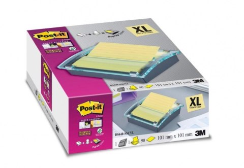 Podajnik XL do karteczek samoprzylepnych POST-IT + 90 żółtych kart. 101x101mm HK100010444 3M Podajnik XL do karteczek samoprzylepnych POST-IT + 90 żółtych kart. 101x101mm HK100010444 3M