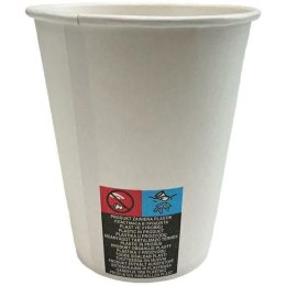 Kubek papierowy biały 300ml/12oz (max350ml) (50szt) GM120OZCARB śr.90mm THINK`N GREEN