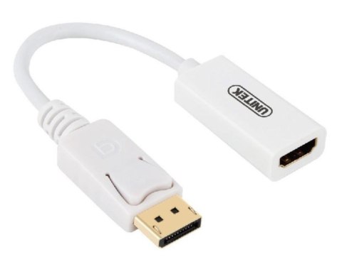 Adapter DisplayPort - HDMI 4K; Y-6332 BIAŁY