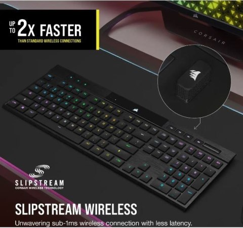 Klawiatura K100 RGB Air Wireless Ultra Thin Cherry MX Klawiatura K100 RGB Air Wireless Ultra Thin Cherry MX