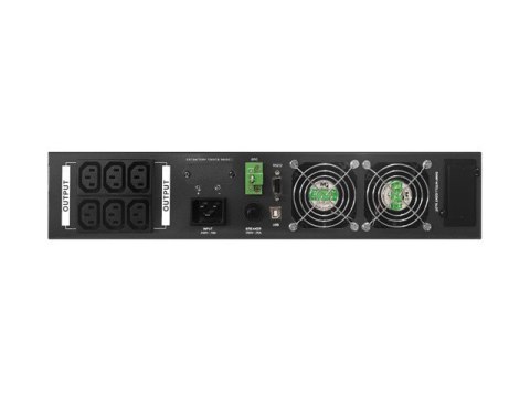 Zasilacz awaryjny UPS On-Line 3000VA LCD rack 6 x IEC C13 USB-B metalowa obudowa Zasilacz awaryjny UPS On-Line 3000VA LCD rack 6 x IEC C13 USB-B metalowa obudowa