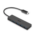 USB-C Slim pasywny HUB 4x USB 3.0 do podłączenia USB-A/USB-C