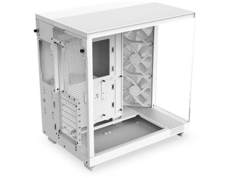 Obudowa H6 Flow RGB z oknem Biała Obudowa H6 Flow RGB z oknem Biała