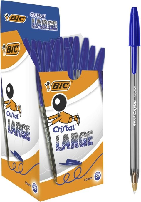 Długopis CRISTAL LARGE niebieski 1.6mm 880656 BIC Długopis CRISTAL LARGE niebieski 1.6mm 880656 BIC