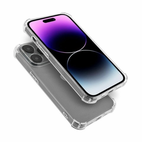 Etui ANTI SHOCK do Apple iPhone 13 PRO fine hole przezroczysty Etui ANTI SHOCK do Apple iPhone 13 PRO fine hole przezroczysty