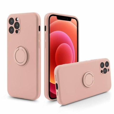 Etui FINGER RING do Apple iPhone 12 PRO różowy Etui FINGER RING do Apple iPhone 12 PRO różowy
