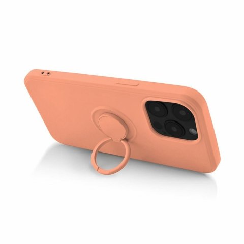 Etui FINGER RING do Apple iPhone 13 PRO MAX pomarańczowy Etui FINGER RING do Apple iPhone 13 PRO MAX pomarańczowy