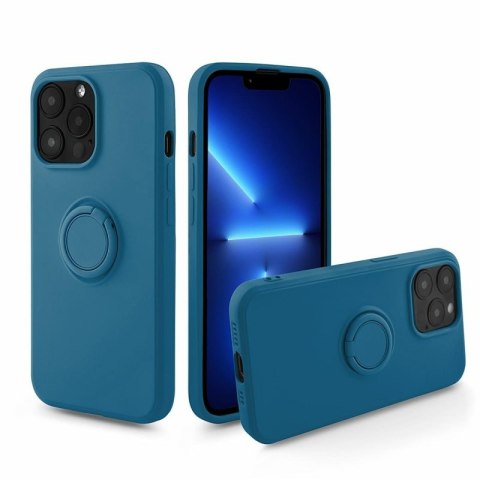 Etui FINGER RING do Apple iPhone 13 niebieski Etui FINGER RING do Apple iPhone 13 niebieski