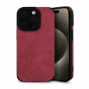 Etui SUEDE do Apple iPhone 13 PRO bordo