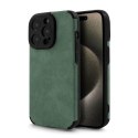 Etui SUEDE do Apple iPhone 13 PRO zielony