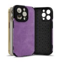 Etui SUEDE do Apple iPhone 13 fioletowy