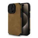 Etui SUEDE do Apple iPhone 13 kawowy