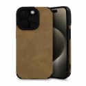 Etui SUEDE do Apple iPhone 14 PRO kawowy