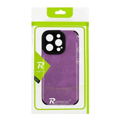 Etui SUEDE do Apple iPhone 14 fioletowy