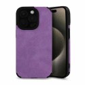 Etui SUEDE do Apple iPhone 14 fioletowy