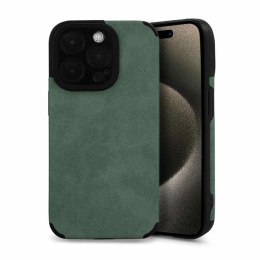 Etui SUEDE do Apple iPhone 14 zielony