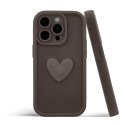 Etui HEARTS do Apple iPhone 14 PRO kawowy