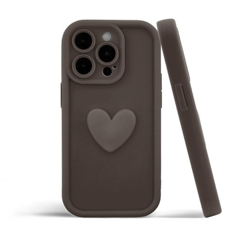 Etui HEARTS do Apple iPhone 14 PRO kawowy Etui HEARTS do Apple iPhone 14 PRO kawowy