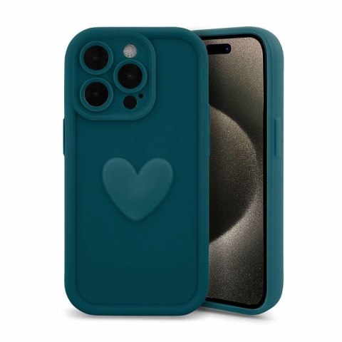 Etui HEARTS do Apple iPhone 15 PRO niebieski Etui HEARTS do Apple iPhone 15 PRO niebieski