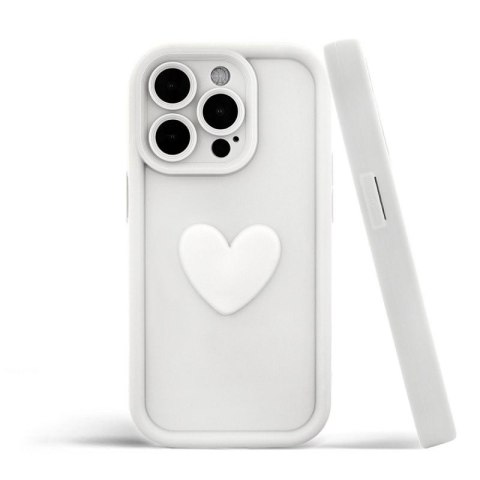 Etui HEARTS do Samsung A35 biały