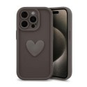 Etui HEARTS do Samsung S24 kawowy